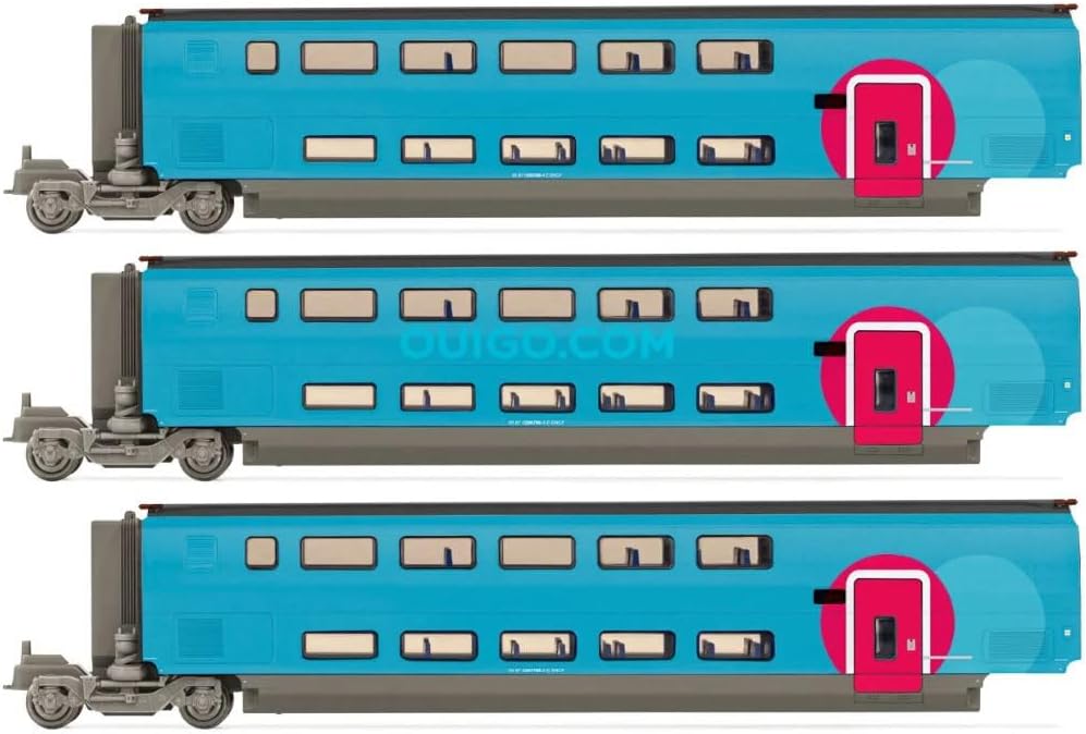 Voitures tgv Duplex Jouef En ho - Modélisme