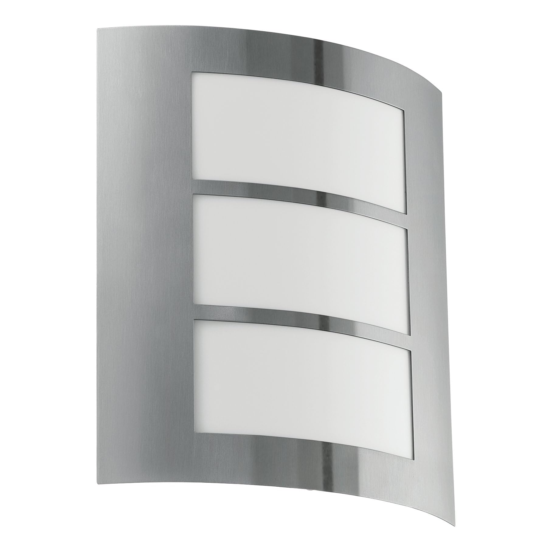 Eglo Light City Stainless Steel Outdoor E27 Wall Ip44