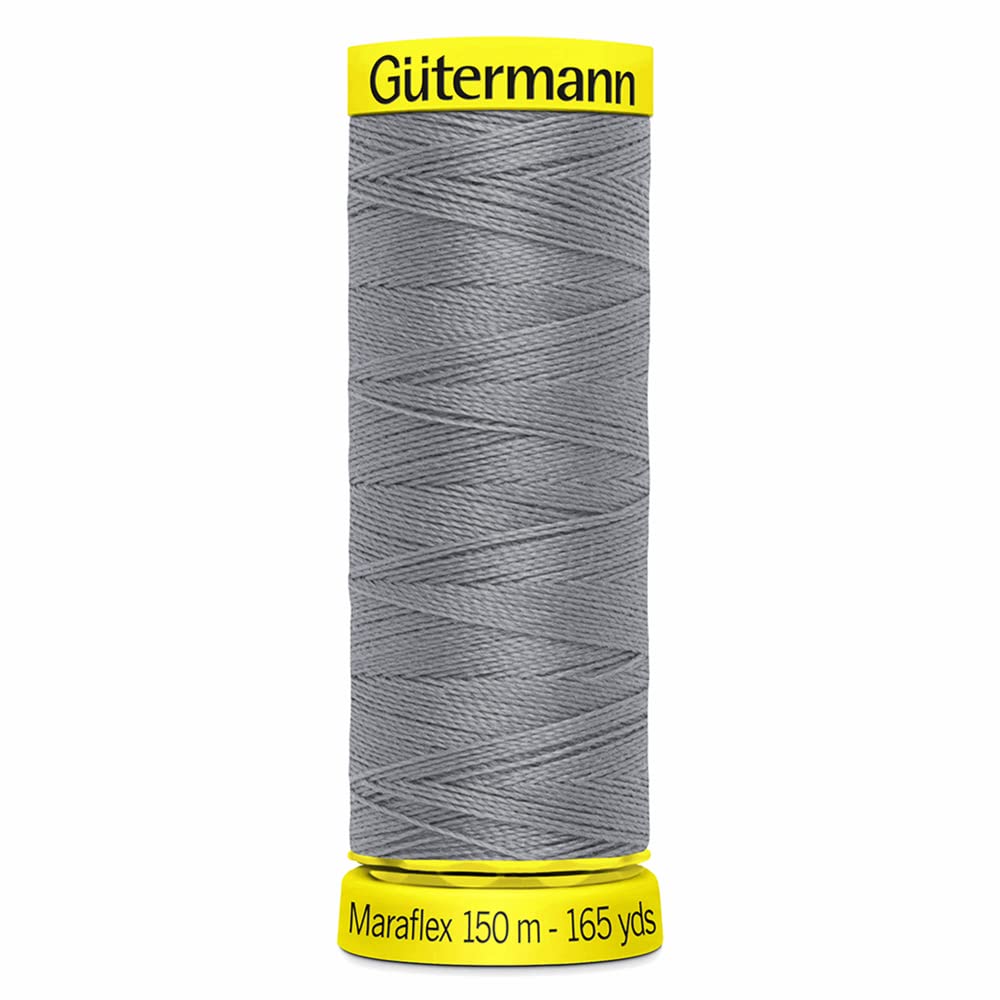 Guetermann Maraflex Thread 150 m, Silver Grey, Polyester, One Size