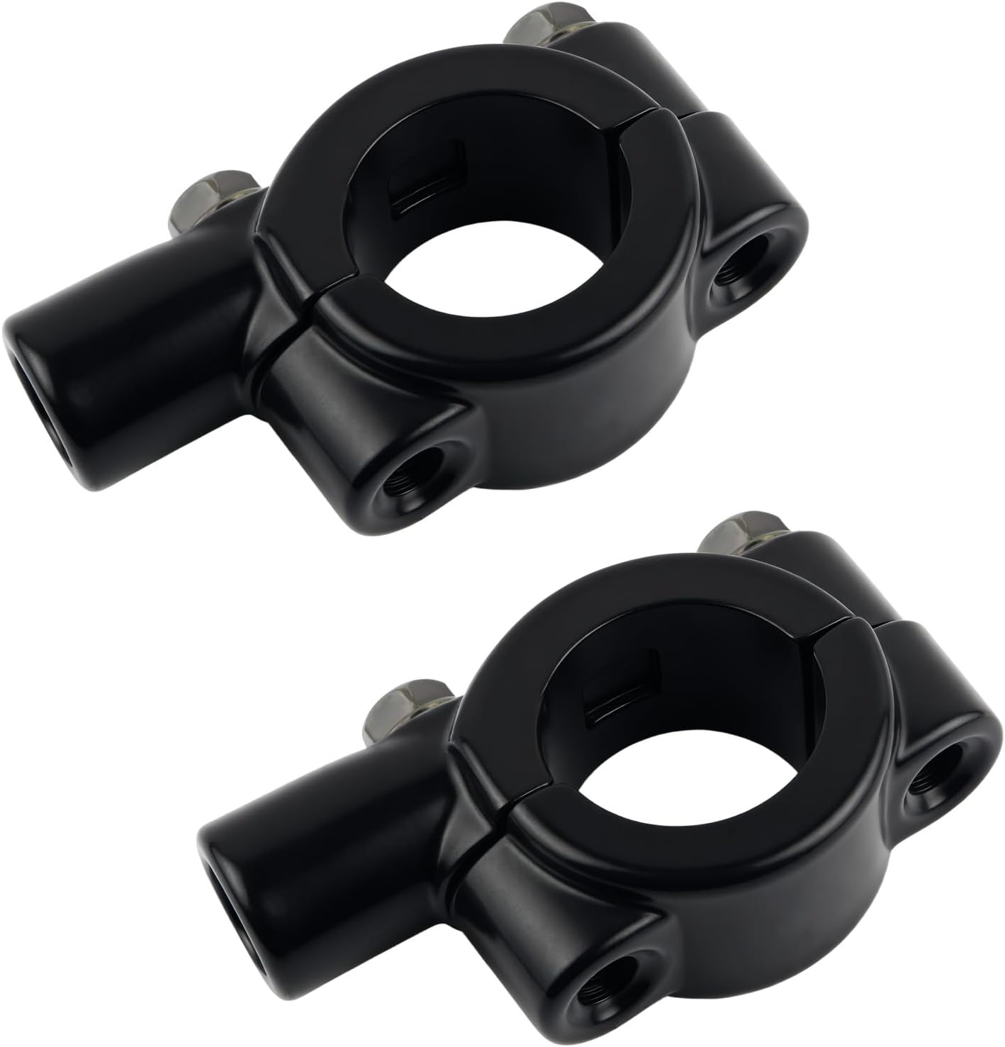 2PCS Motorcycle Mirror for Handlebars Mount,8mm Thread Handlebar Mount for Motorcycle Rear View Mirrors,Motorcycle Side Mirror Adaptor for Bike/ATV with 7/8"Handle Bar (8mm)