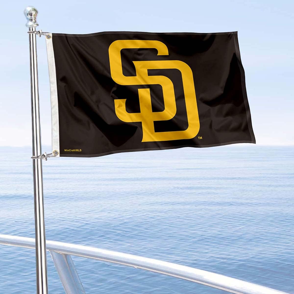 San Diego Padres Boat and Golf Cart Flag - Image 2