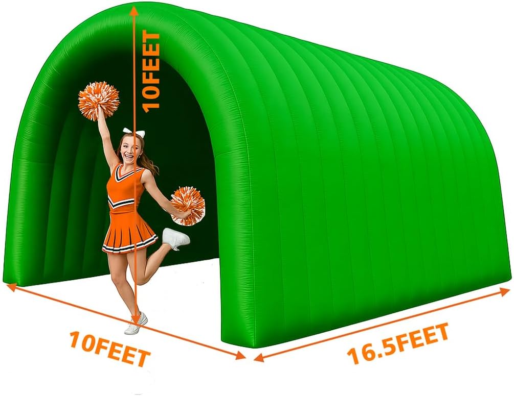 23x10x10FT Quick Setup Inflatable Tunnel Arch - for Sports Games, Trade Shows & Promotions (Blower Included)