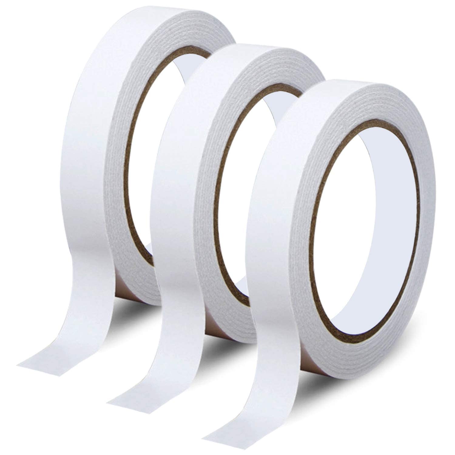 AIPL Double Sided Tape 0.6" Inch X 30 Meter Double Coated Multipurpose Tissue Tape Craft DIY Tape White Color for LED Strip Light Office Home Car Décor-image-22
