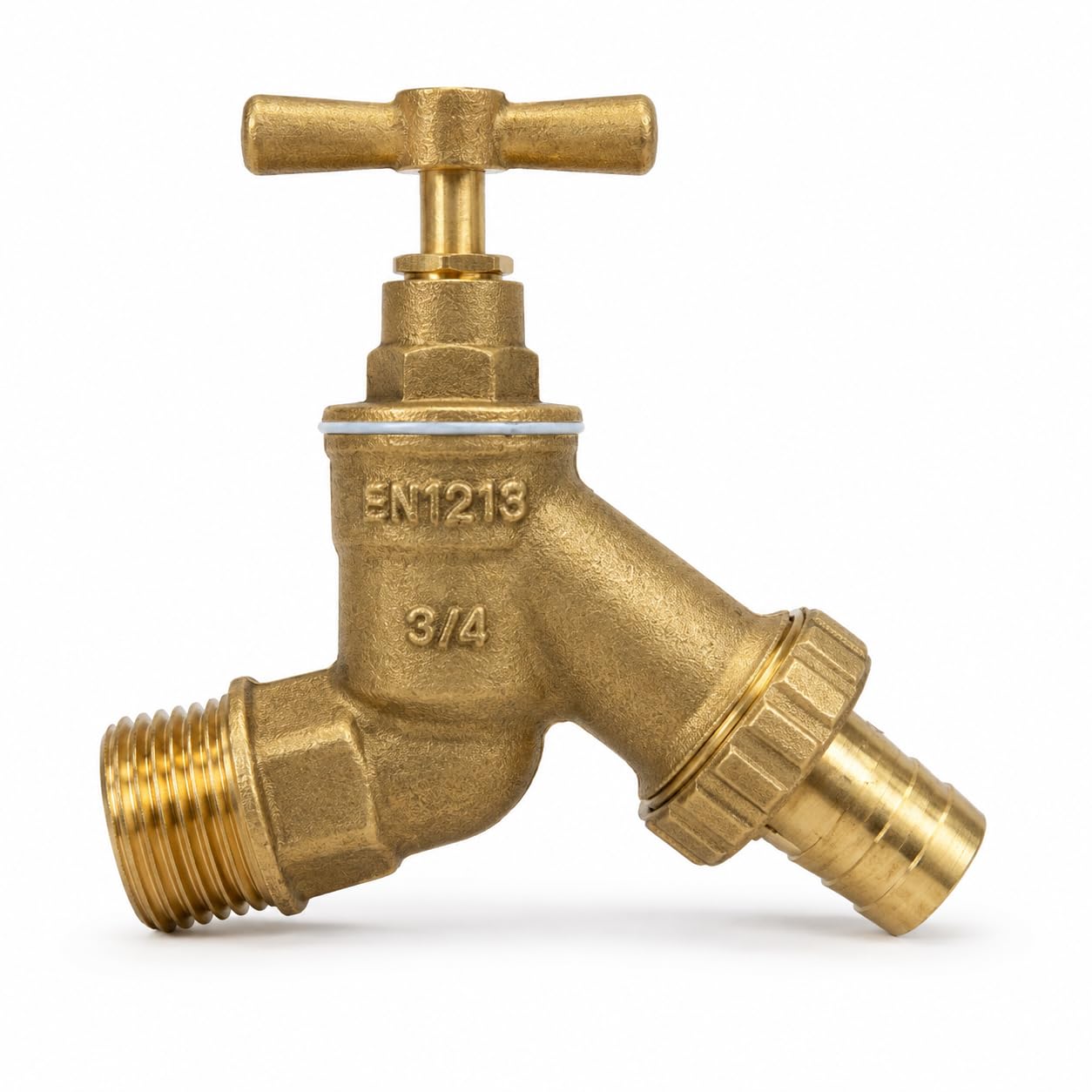 LavaTap Outside Garden Tap 3/4 Brass Bib Tap Hose Tail Wall Mounted Bibtap