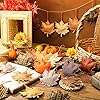 Tudomro 27 Pcs Fall Tree Decoration Thanksgiving Tree Ornaments 3D Felt Maple Leaf Ornaments Pumpkin Hanging Ornaments Fall Decoration for Home Autumn Party(Maple Leaf Style) #1