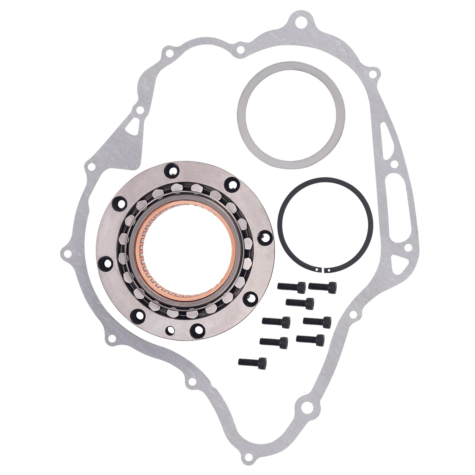 Road Passion Montaje del embrague & Motor Arranque Embrague Tapa Junta 5EL-15451-00-00 Compatible con YAMAHA V-star XVS1100 1999-2009/ XVS1100 Drag Star Classic 2000-2008
