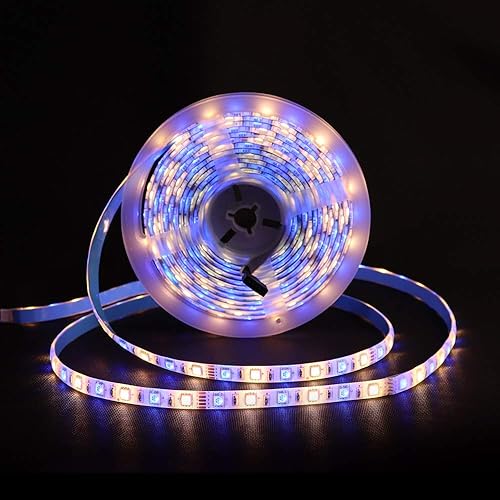 Miniatura 8 de RGBW Led Strip Waterproof 12v 16.4ft (5M) 300LEDs SMD 5050 Warm White Plus RGB Light (Only RGBWW Strip)