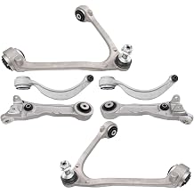 TRQ Front Lower Forward and Rearward Upper Control Arm with Ball Joint Set