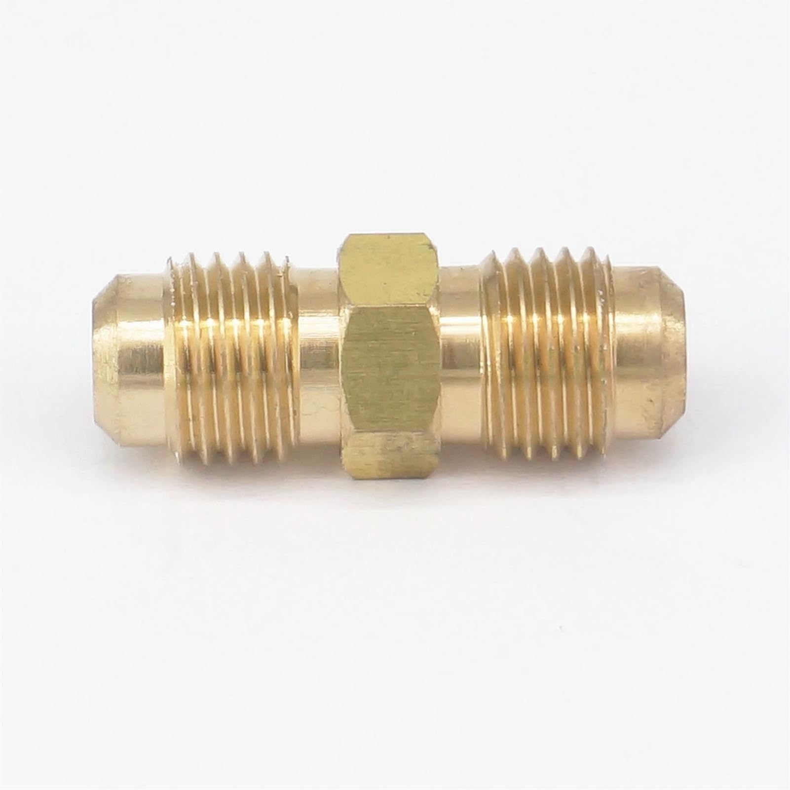 Qinlu-Brass Connector Hose Fitting Fit Tube OD 1/4