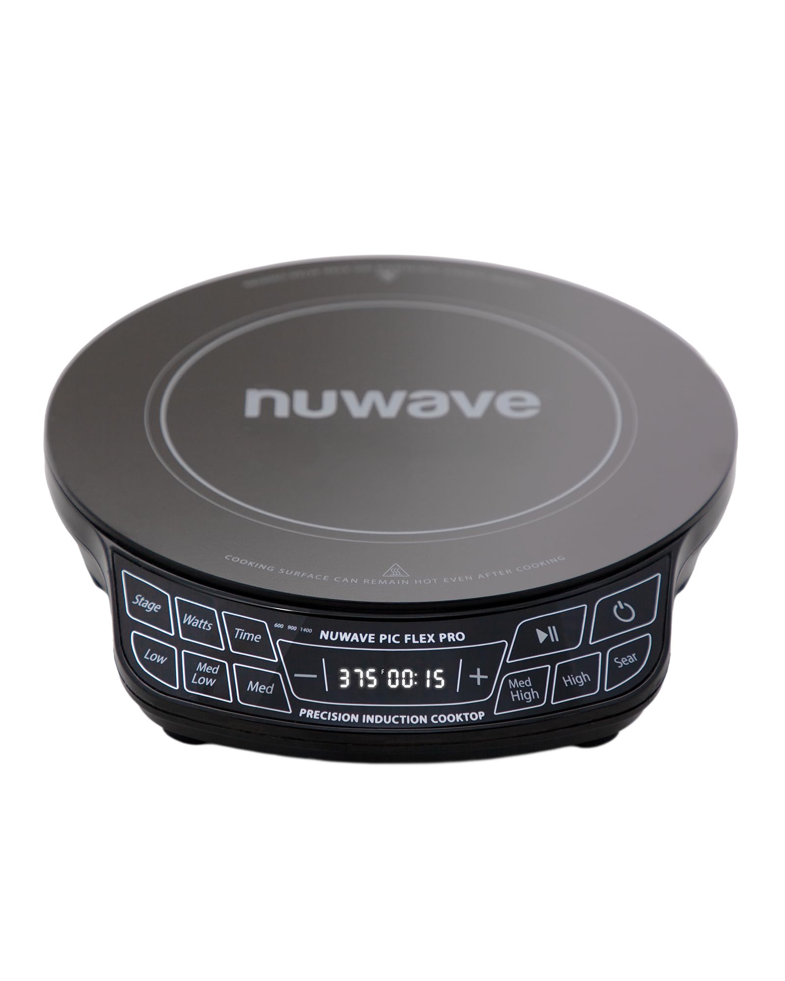 Nuwave Flex Pro 10.25” Precision Induction Cooktop with IMD Touch Display, LED, Shatter-Resistant Glass, 45 Temps (100°–500°F), 3 Wattages (600/900/1400W), Auto Shutoff, Portable Design, 30503V01-image-43