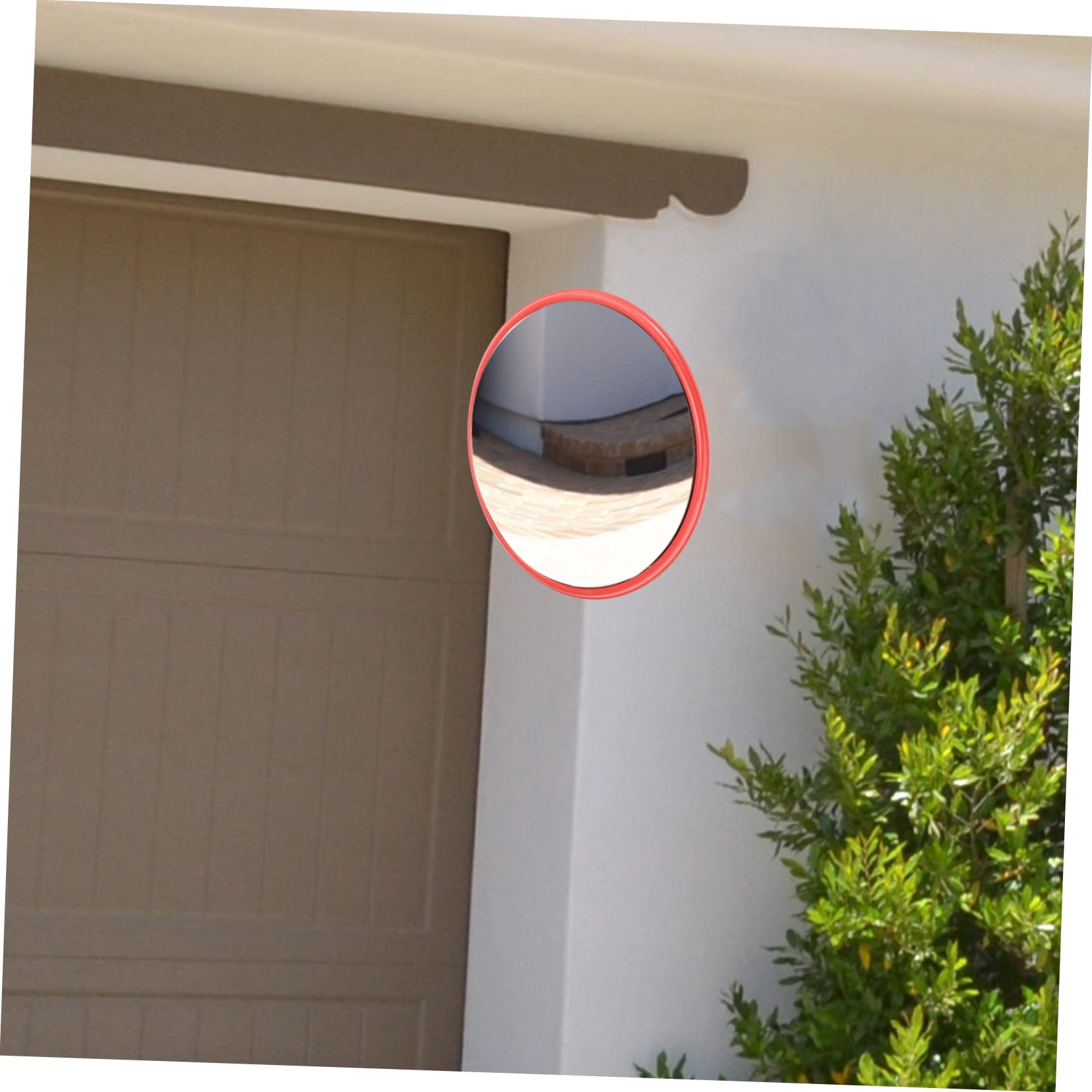 Healvian Miroir Convexe Rond Pour Sécurité Miroir De Signalisation Angle De Voirie Extérieur Pour Tournants