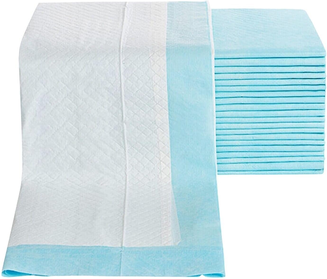 Paquete de 30 almohadillas de incontinencia para cama individual, desechables, impermeables, fundas protectoras para sofá, silla, adultos, niños, almohadillas para debajo de la cama, tamaño XL, para