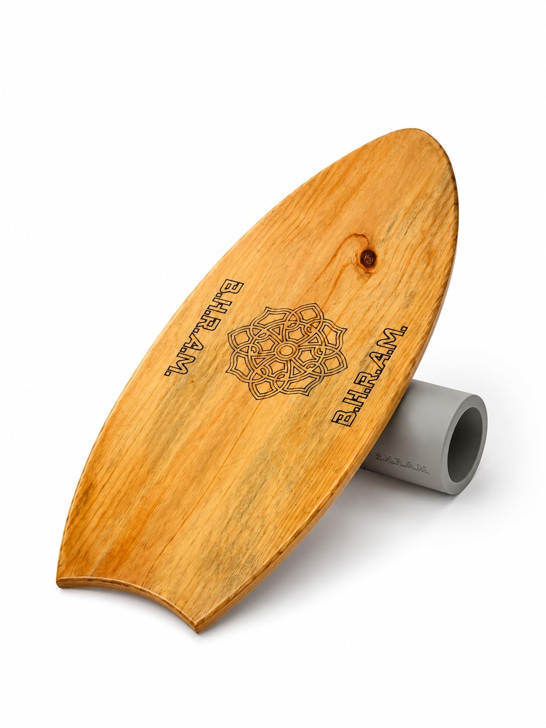 B.H.R.A.M Wooden Balance Board with Roller – Core Strength Trainer for Fitness, Stability, Surf Training & Home Workout Equipment Made from Durable Pinewood (Board And Roller (1 each))-image-45