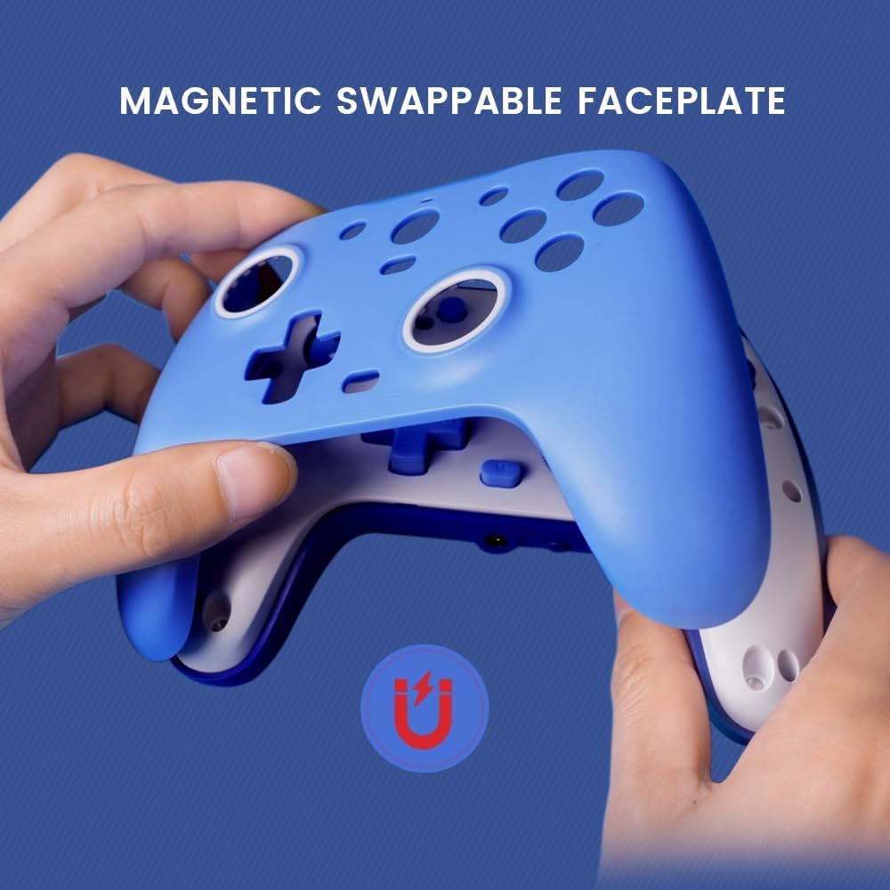 GameSir G7 SE Manette Filaire pour Xbox Series X|S, Xbox One & Windows 10/11, Manette de Jeu Plug and Play avec Joysticks à Effet Hall, Prise Audio 3,5 mm (Bleu)