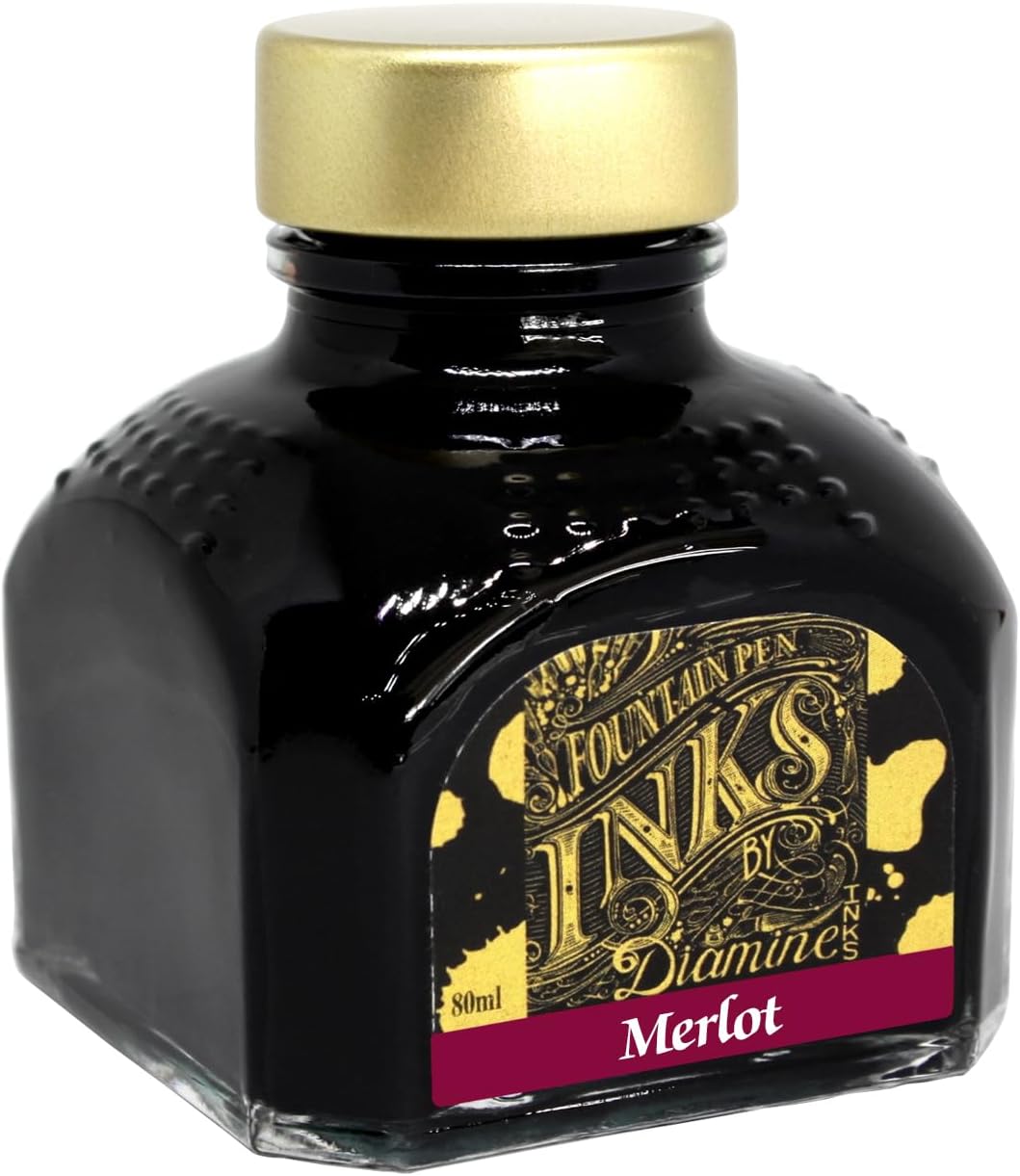 Diamine Fountain Pen Ink, 80 ml Bottle, Hope Pink