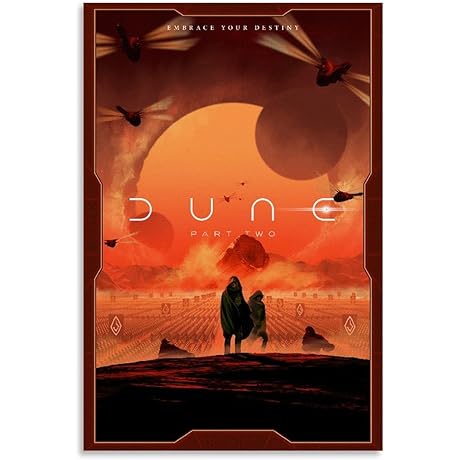 YUANYING Dune Part Two Movie Posters: Enhance Your Room's Aesthetic