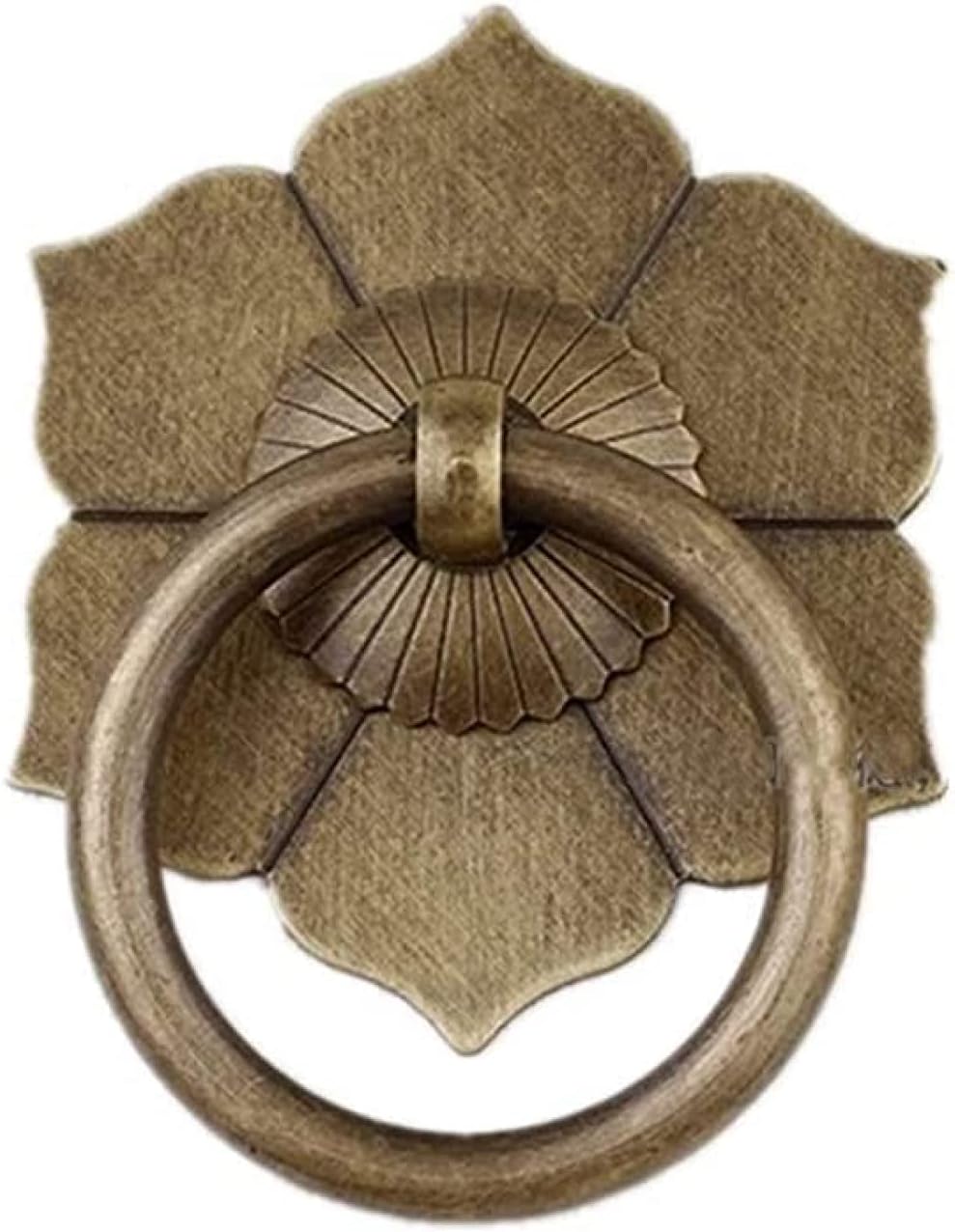 YRHH Vintage Copper Door Buckle Handle, Door Knocker