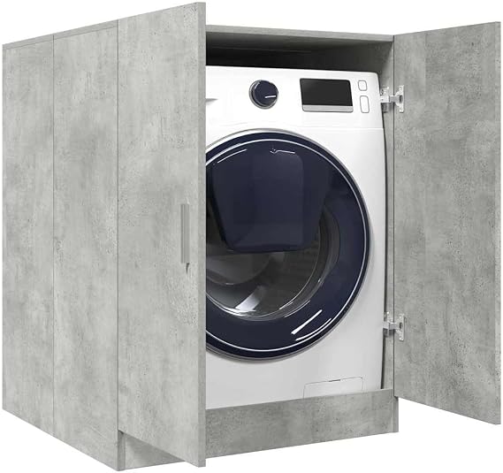 vidaXL Washing Machine Cabinet Concrete Grey 70.5x71.5x91.5 cm