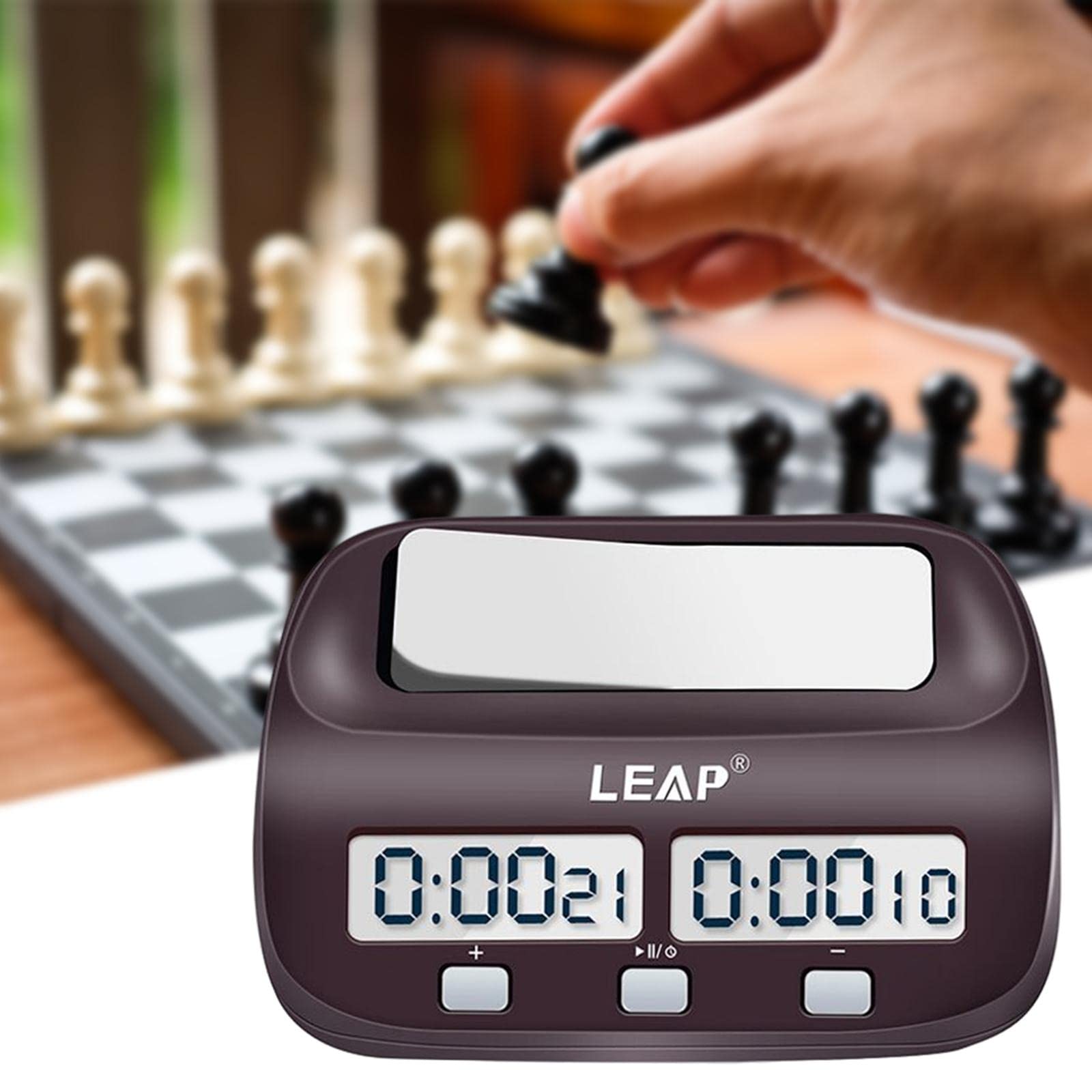 Schachuhr mit Timer, Batteriekapazitätsanzeige, Und Alarmfunktion