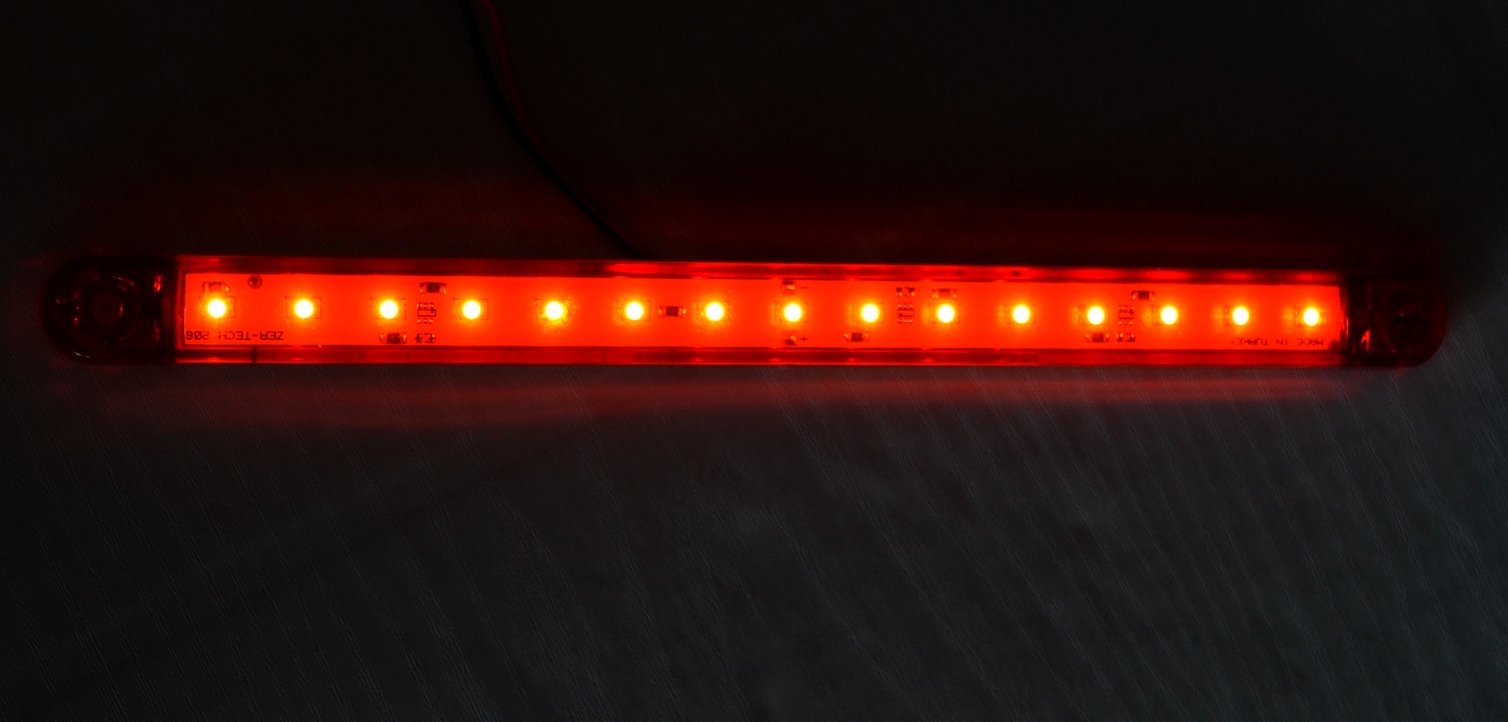 10 Pezzi 12V LED Rosso Posizione Posteriore Luci Camion Rimorchio Auto - Foto 5