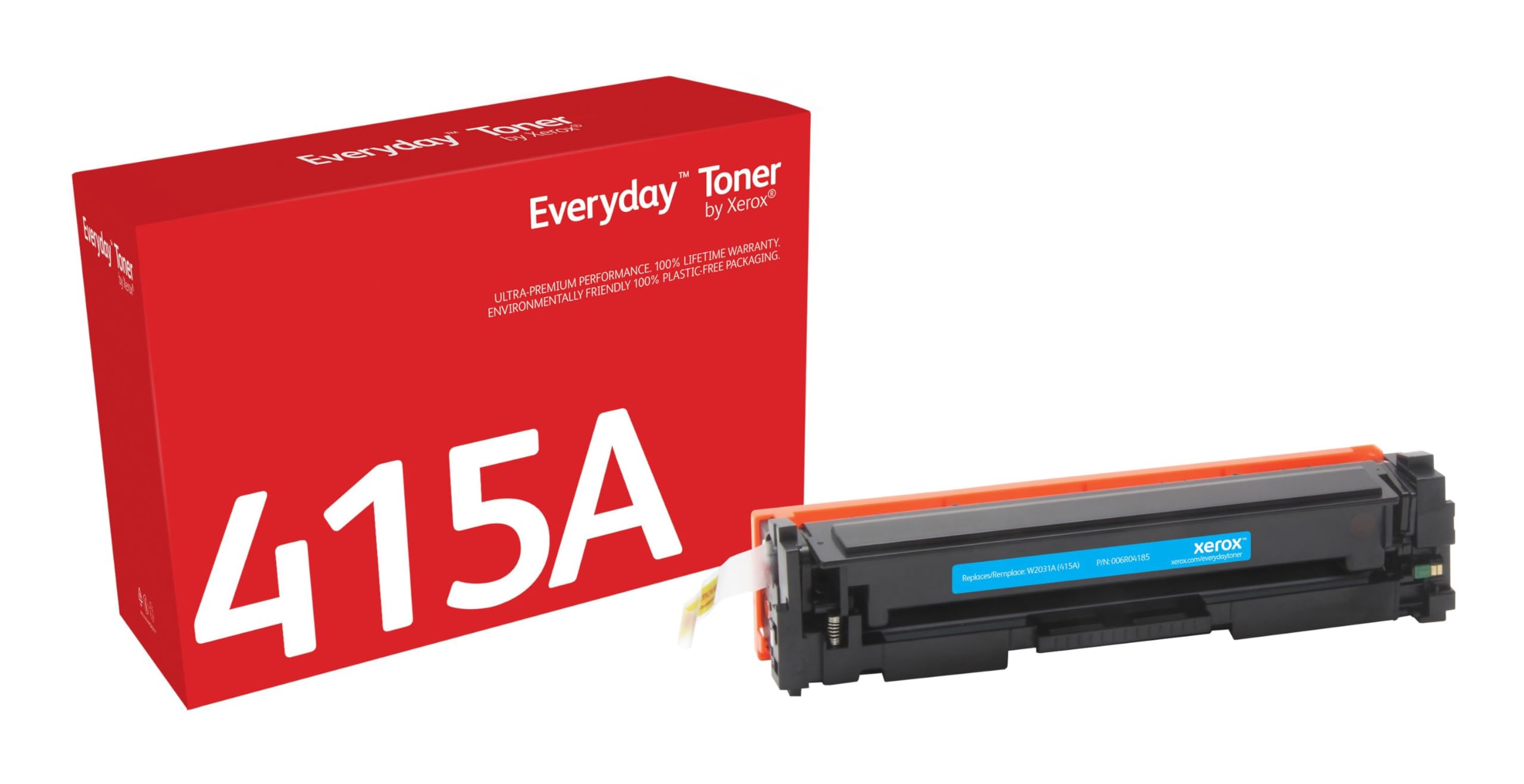 Tóner compatible Xerox 006R04185 compatible con HP W2031A/ 2100 páginas/ Cian