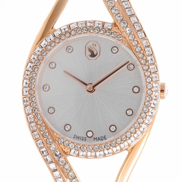 Amazon.com: Swarovski Hyperbola Bangle Watch, Swiss Made, Metal