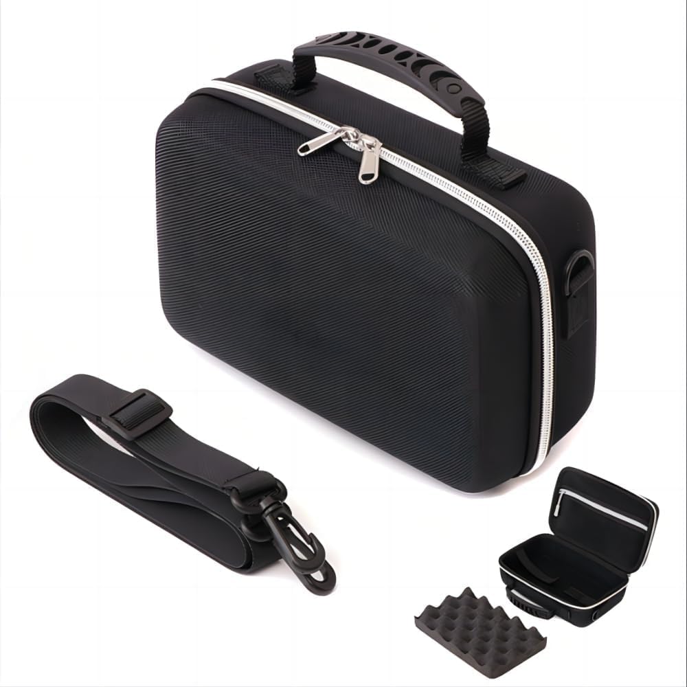 Projector Carrying Case, Mini Projector Hard EVA Case Bag Compatible with More Movie Projector, Camera, VR Travel Storage Bag