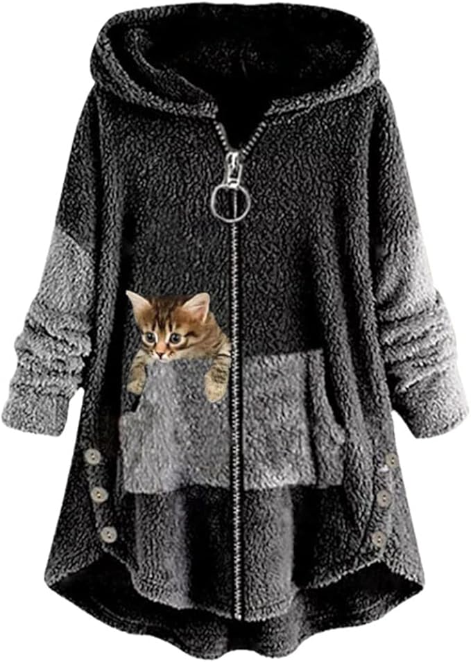 Sweat à Capuche Pour Animaux De Compagnie Chat Chien Porteur Pull Pull-Shirt Pour Animaux De Compagnie 2XL