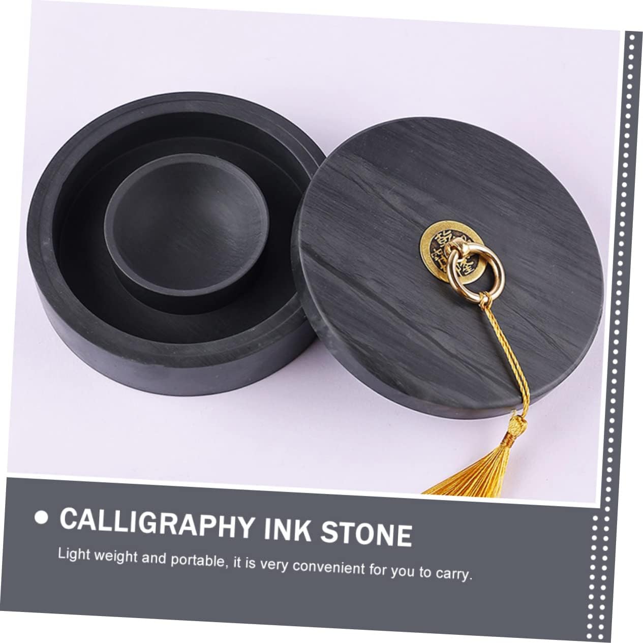 Moisturizing Inkstone Chinese Ink Calligraphy Ink Slab Double Classic Drawing