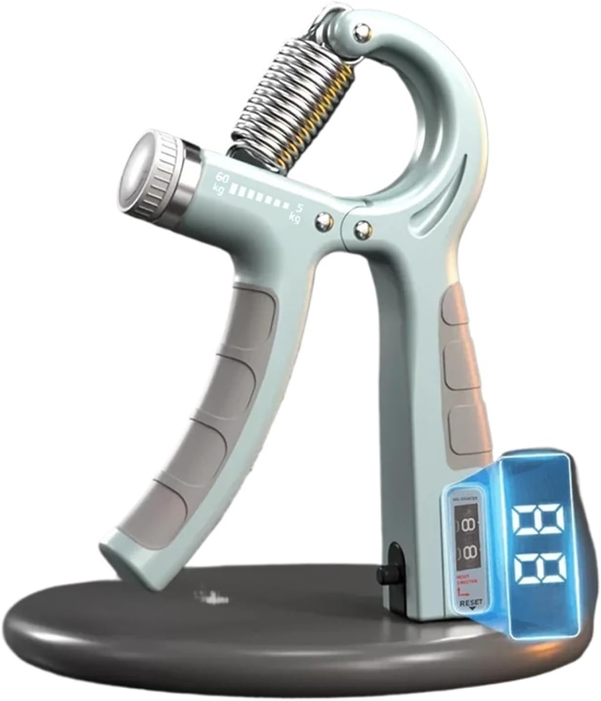 5-60kg Adjustable Hand Grip Strengthener Hand Grip Trainer With Counter Wrist Forearm And Hand Exerciser For Muscle Building