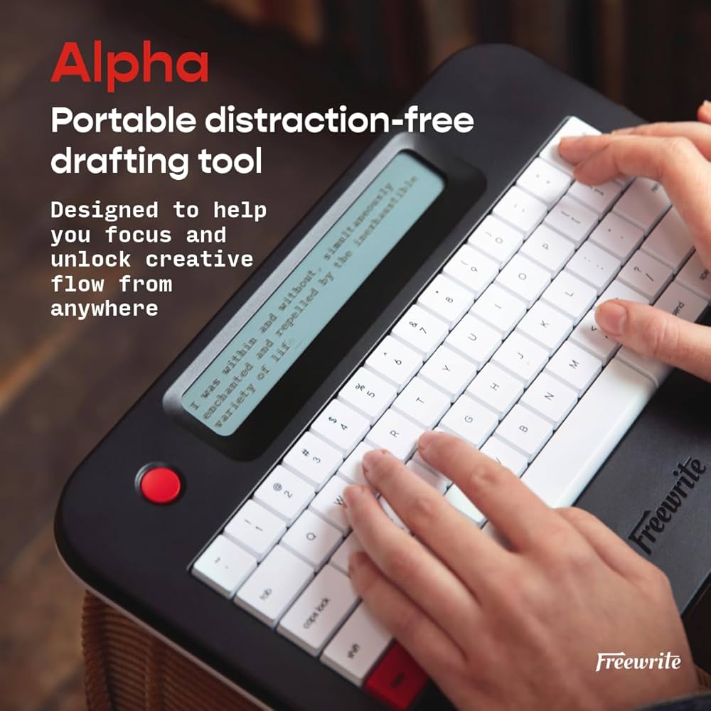 【ほぼ新品】Free write alpha Alpha Raven Black With Backlight - Freewrite Store