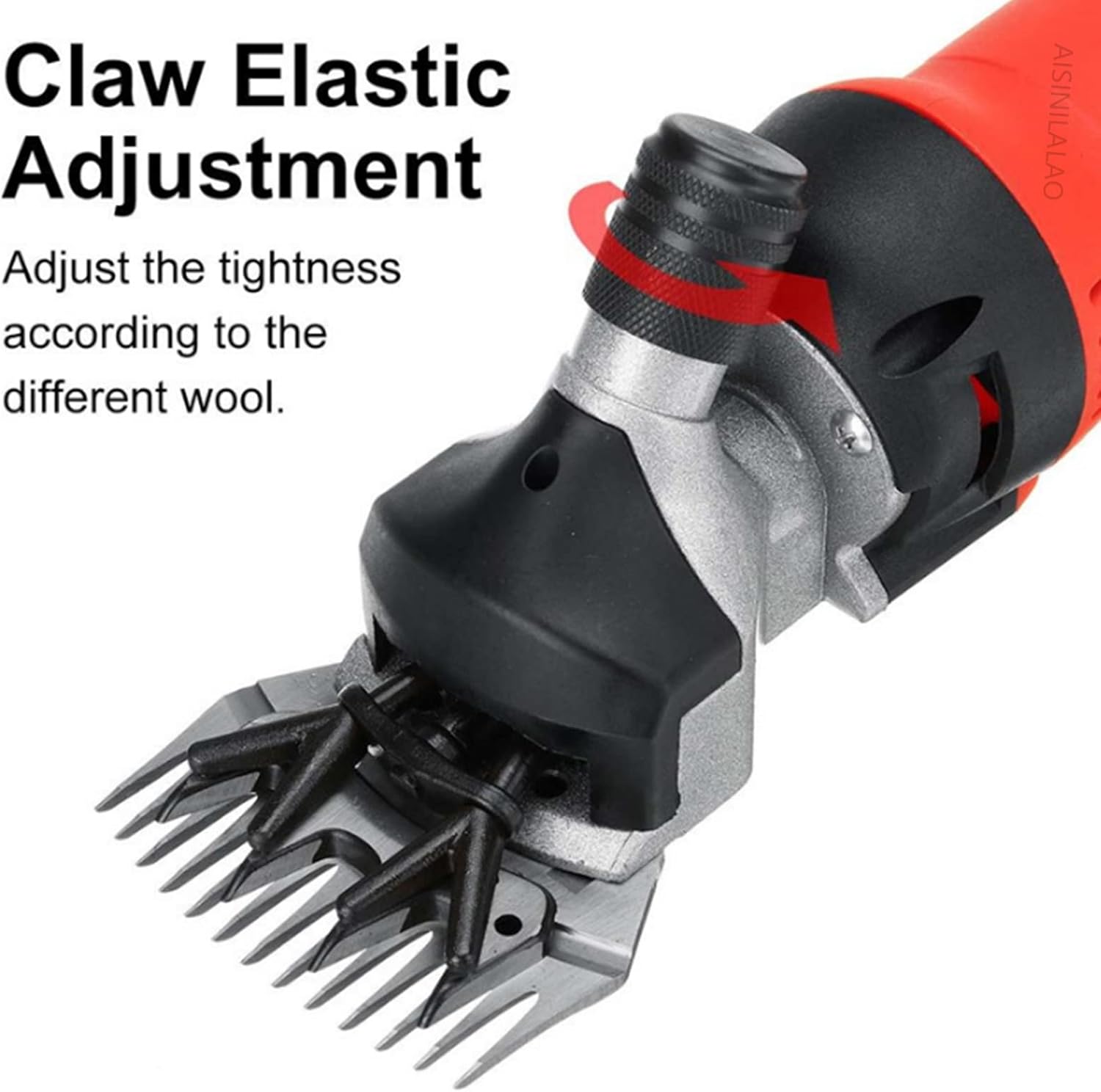 690W Electric Sheep Shearing Clipper Scissors Shears Cutter Goat Horse Clipper Machine 6 Gears Speed 13 Teeth Blade for Shaving Fur Wool in Sheep(220V)