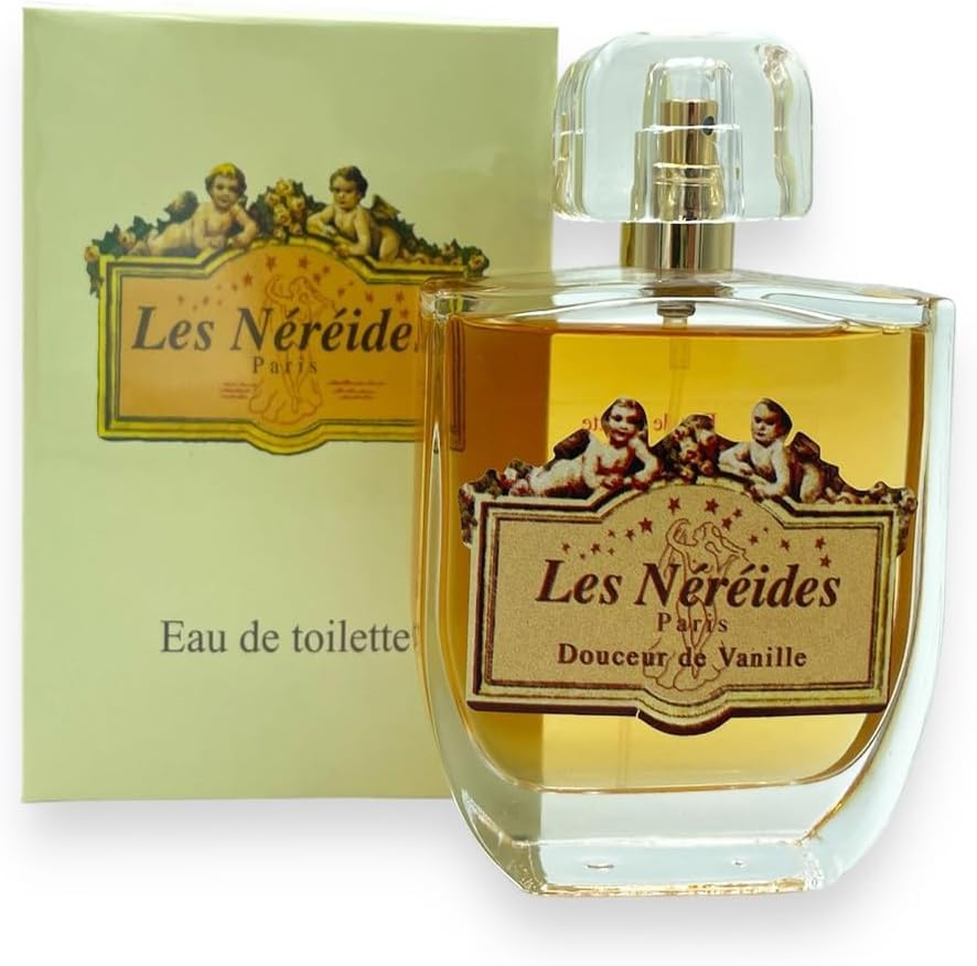 Les Néréides Paris Douceur de Vanille Eau de Toilette Unisex, Profumo con Rosa Bianca e Vaniglia Bourbon, Spray 100ml