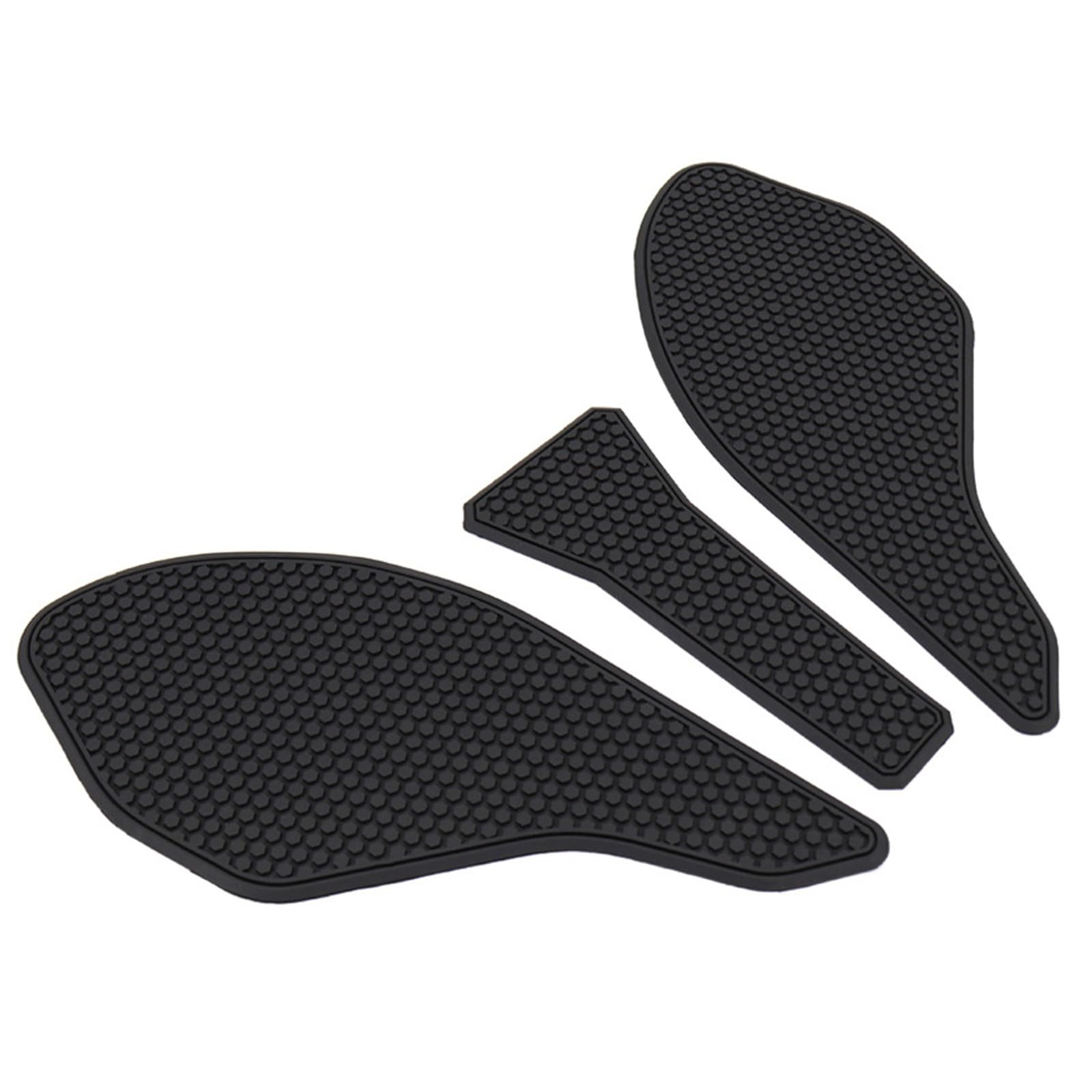 Lot de 3 Autocollants antidérapants pour réservoir de Carburant de Moto, Protection latérale pour genouillère à gaz Compatible avec Triumph Daytona 675/R Street Triple 765 R/RS