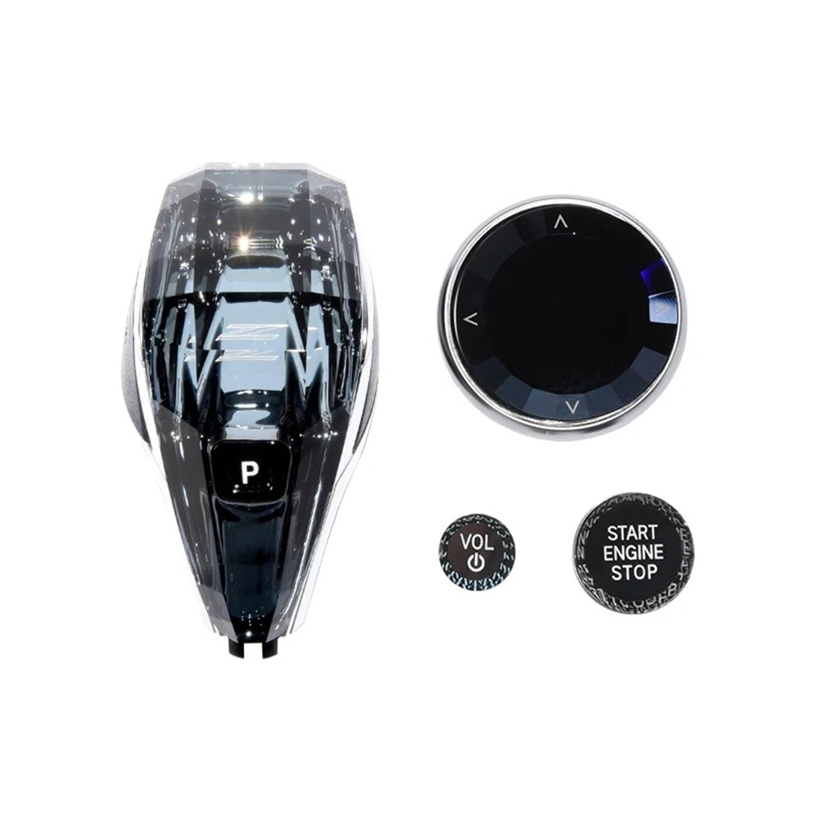 Palanca Velocidad Coche Para BMW Serie 3 Para X3 Para X4 Para X5 Para X6 F44 G20 G05 G06 G01 G02 G08 Juego De 4 Palancas Cambios Automáticas Cristal(For G05 G06 G07)