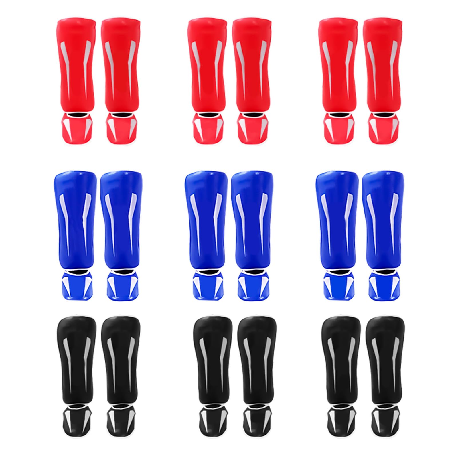 Protège-tibias de fitness, kickboxing, Muay Thai, protection en mousse pour les jambes et les pieds pour arts martiaux, sparring boxe