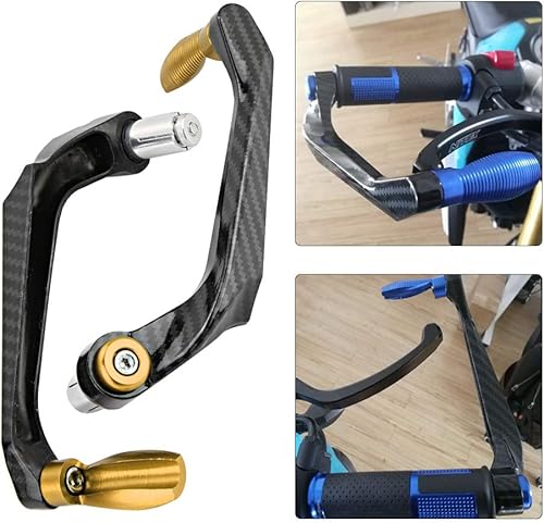 Miniatura 5 de KIMISS Manillar universal de aluminio CNC de 7/8 pulgadas, 0.866 in, palanca de embrague de freno para motocicleta, motocicleta, scooters, coches