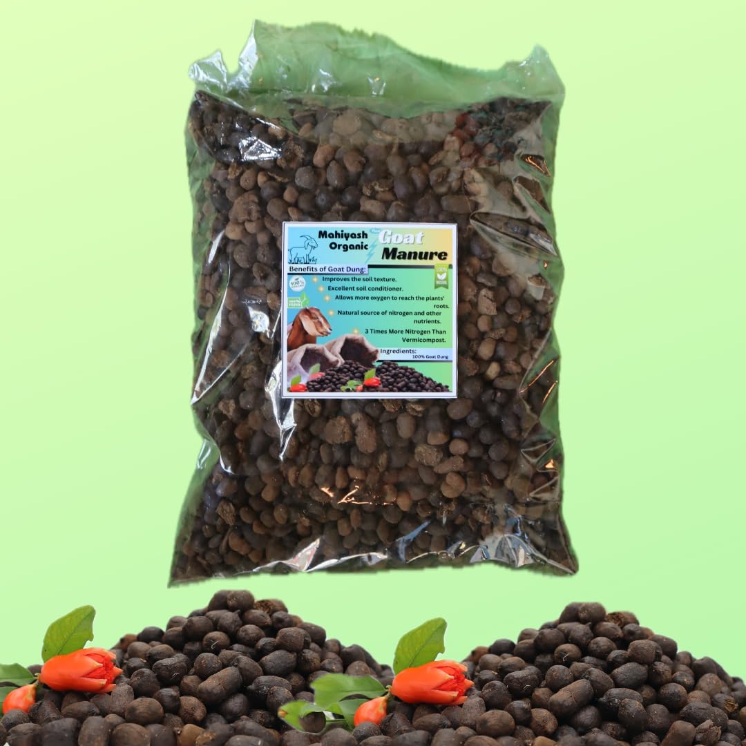 Organic Raw Goat Dung/Goat Manure For Plants & Home Gardening (Organic Goat Manure Fertiliser for plants) 1Kg (B0CVL69YLC) Amazon Price History, Amazon Price Tracker