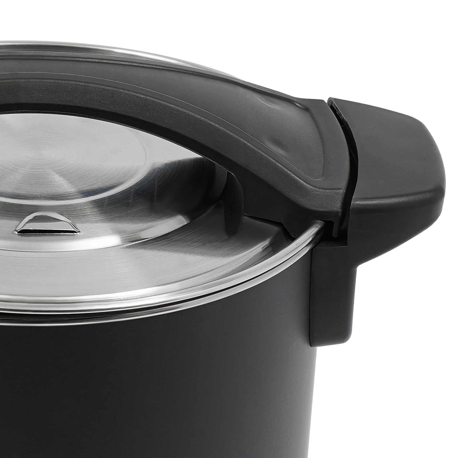 Wulimasun Fondeur de Cire Bougie,Fondoir Cire Bougie Electrique Acier Inoxydable Bricolage Machine a Cire Température Réglable avec Poignée,Pour Faire Fondre Toutes Sortes Cires (Noir(B), 10L)