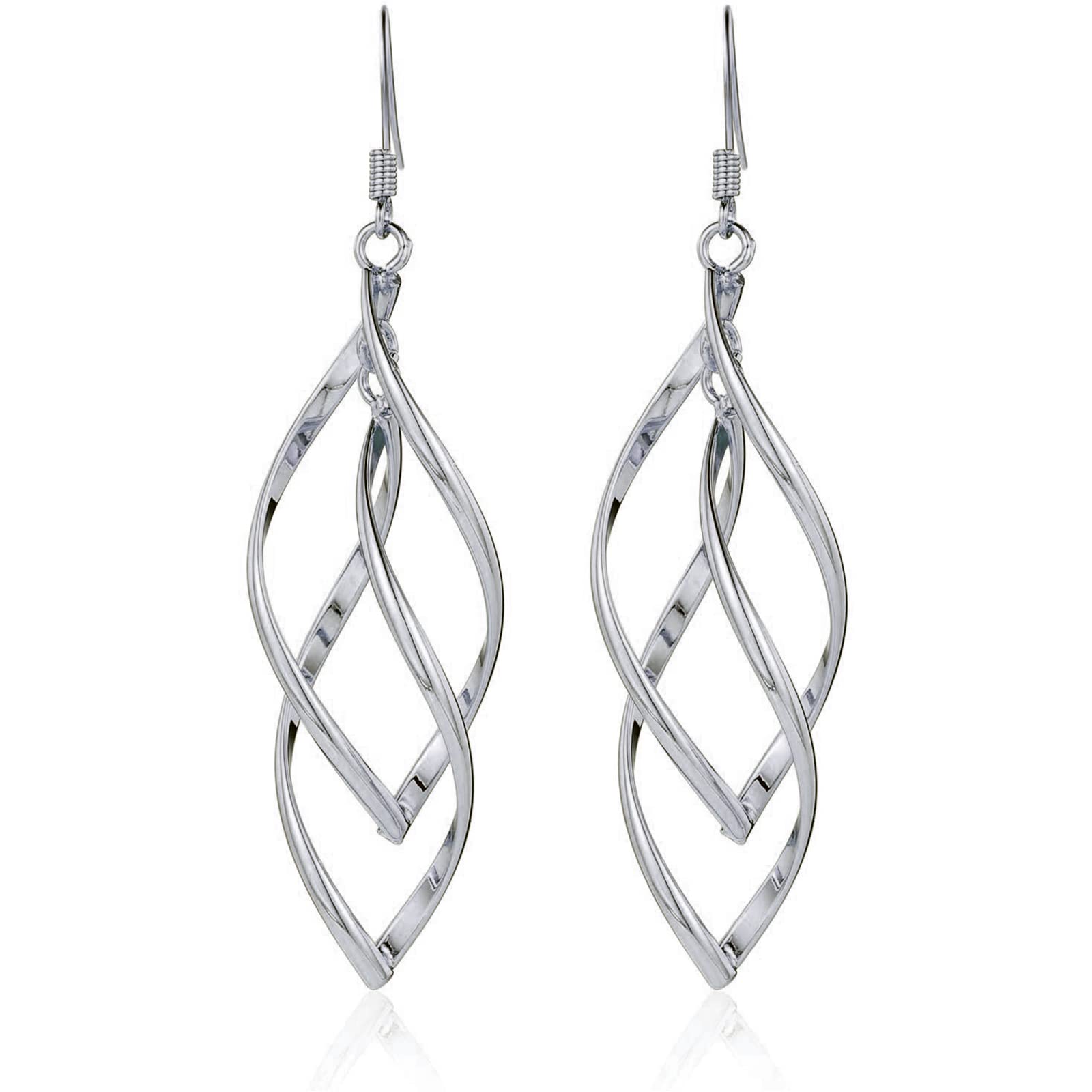 Sunflower Jewellery 18K Gold Plated Dangle Earrings - Gold Statement Earrings for Women - Hypoallergenic - Trendy Fashion - Above 12 Years Old