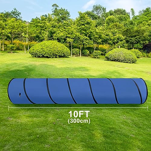 Dog-Agility-Tunnel-Dog-Agility-Equipment-Dog-Agility-Training-with-Carry-Bag-Blue Dog Agility Tunnel Dog Agility Equipment Dog Agility Training with Carry Bag Blue