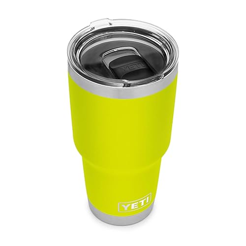 YETI Rambler - Vaso de 30 oz, acero inoxidable, aislado al vacío con tapa MagSlider, color carmesí