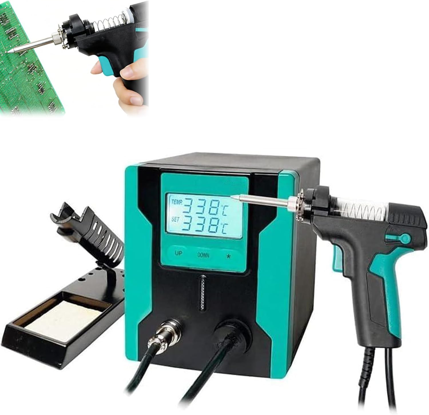 SS-331 Electric Solder Suction Gun LCD Electric Desoldering Gun Anti-static 90W High Power Strong solder sucker Suction SS-331H Desoldering Station