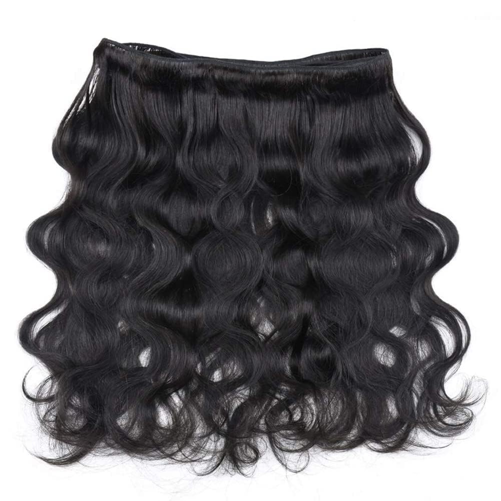 Body Wave Human Hair Bundles 20 22 24 Inch Brazilian 12A Body Wave 3 Bundles Human Hair Weave Bundles 100% Unprocessed Human Hair Extensions Virgin Hair Natural Black
