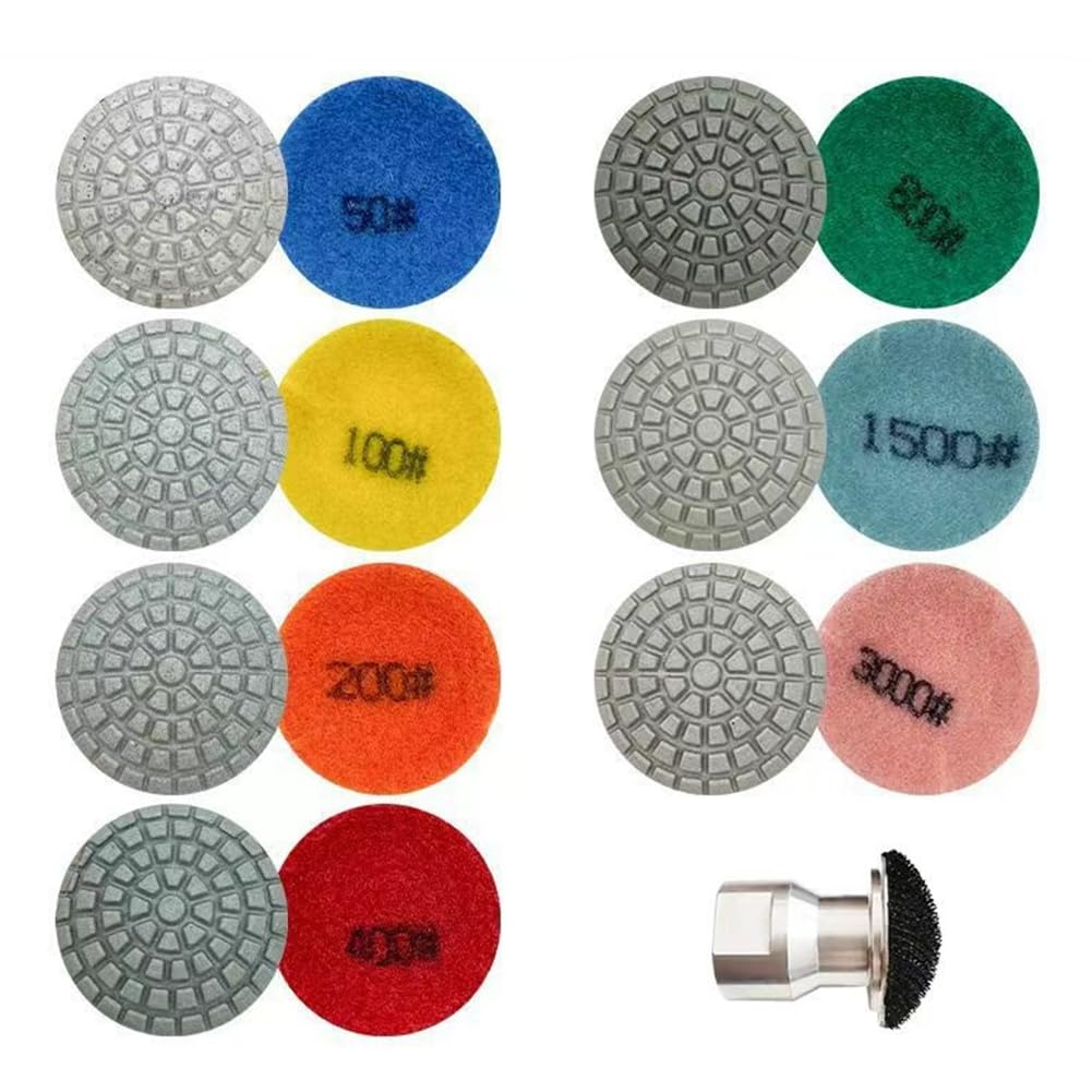 Aundhegrtt As Shown 2Inch Soft Grinding Wheel Sanding Disc For Stone Concrete Polishing Pad Suitable For Hard Surfaces