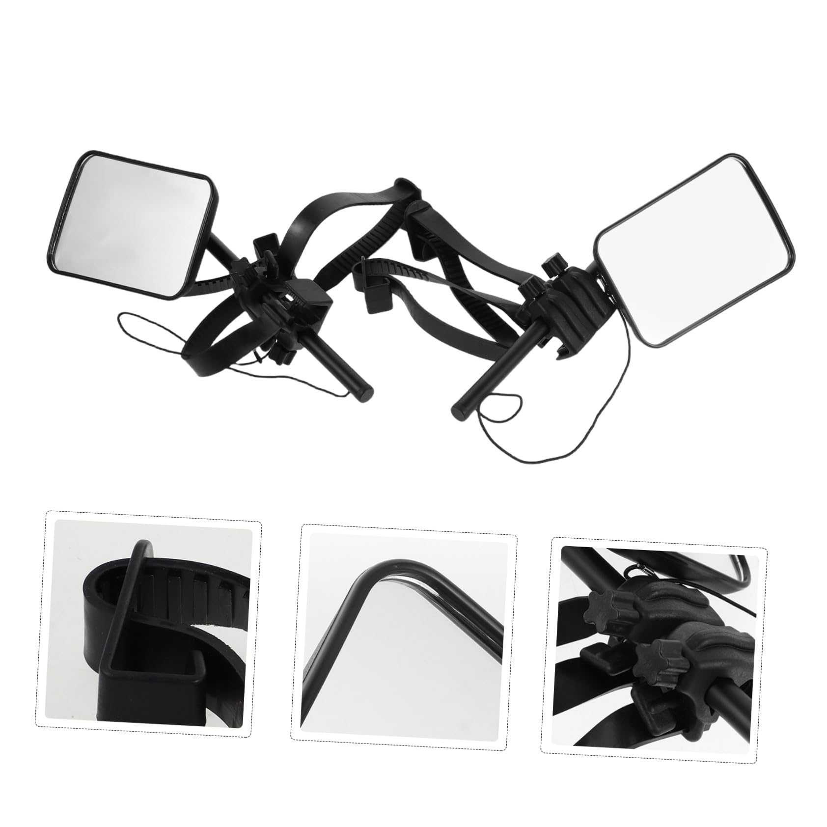 Sosoport Espejo Retrovisor Ensanchado Para Coche Retrovisor Para Camioneta y Caravana De Remolque Extensible Clip Lateral Derecho Para Aumentar La Visión Conducción Nocturna y Maniobras