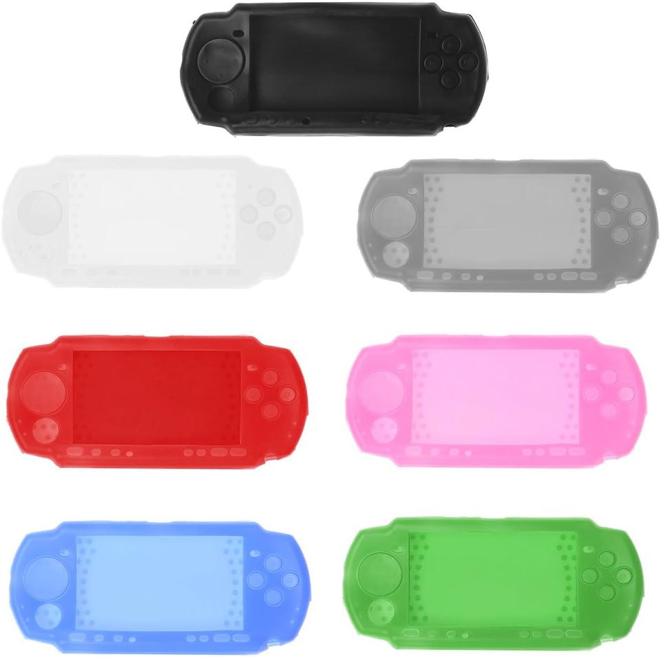 Soft Silicone Body Protector Skin Cover Case for Sony PSP 2000 3000 Console