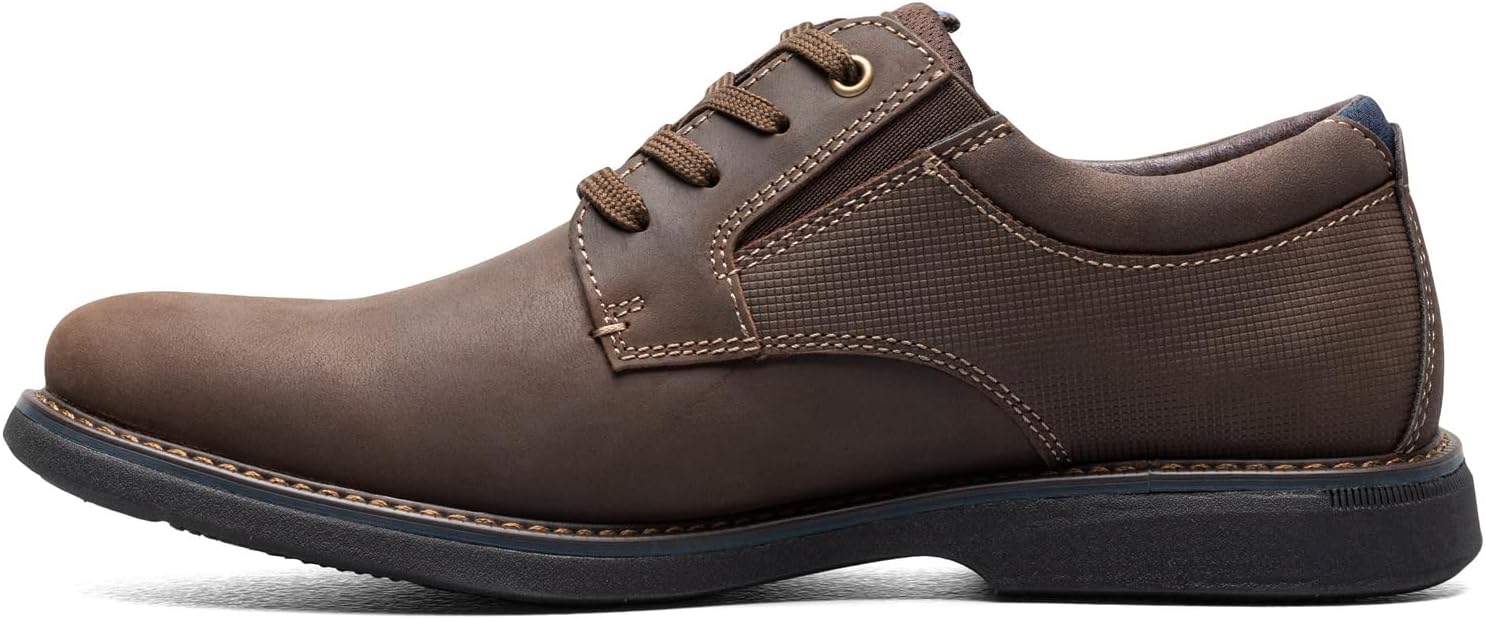 Nunn Bush Men's, Otto Plain Toe Oxford Brown 10.5 M