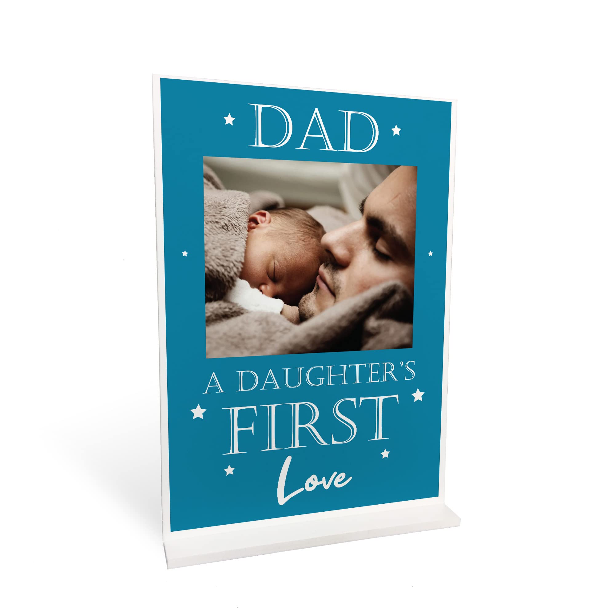 Red Ocean Fathers Day Gift From Daughter Standing Plaque Daughter First Love Dad Birthday Gift From Daughter Keepsake