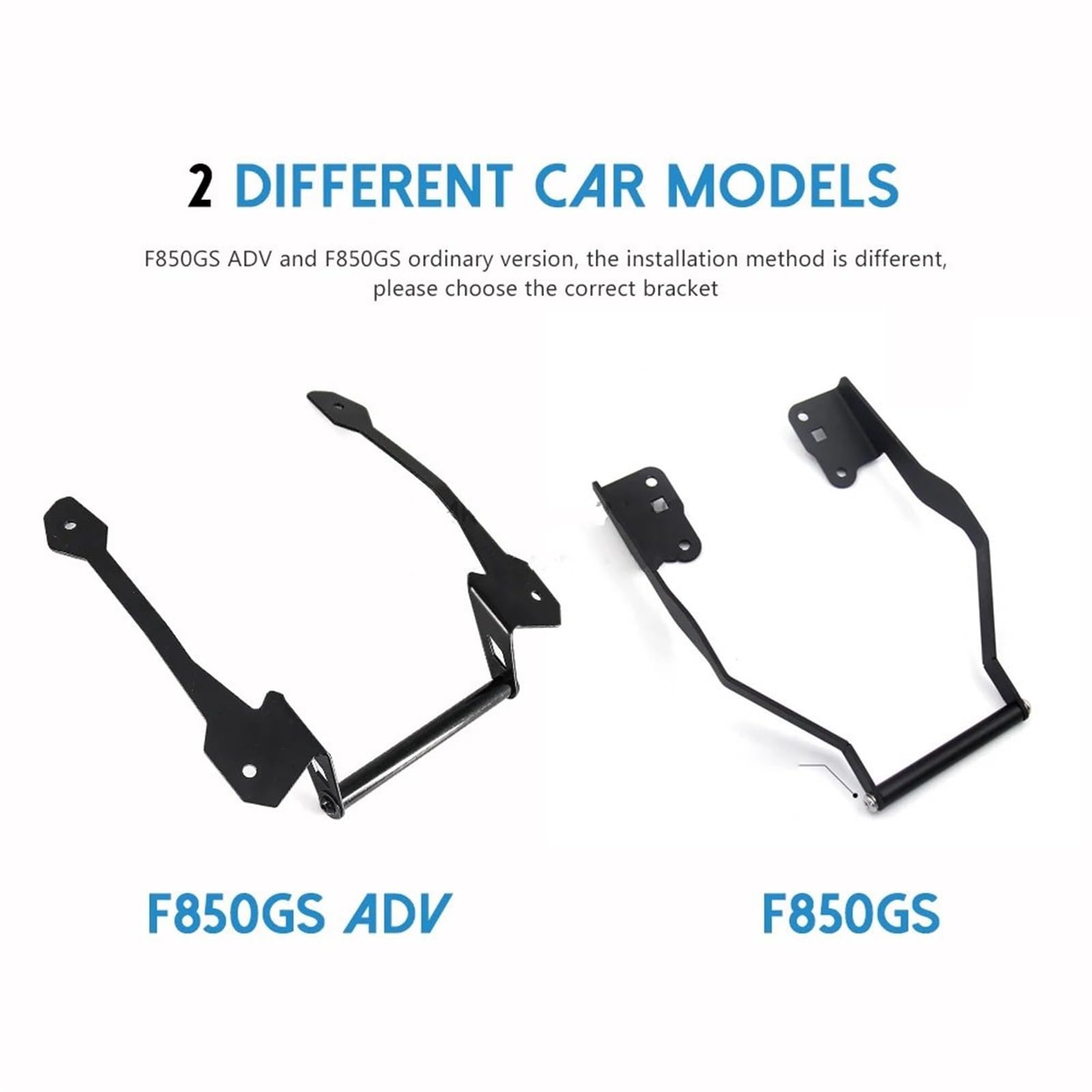 Pasuje do BMW F850GS ADV, uchwyt na szybę przednią, uchwyt na telefon komórkowy, uchwyt na nawigację GPS Uchwyt do nawigacji GPS(F850GS ADV set)